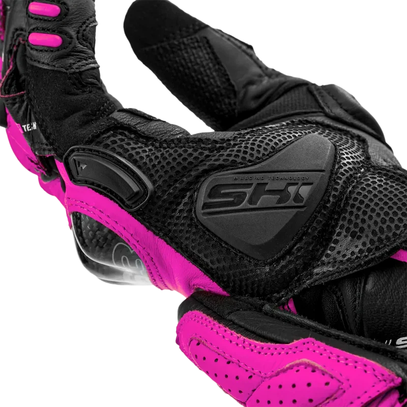 SHIMA RS-3 GUANTES DEPORTIVOS NEGRO MUJER ROSA