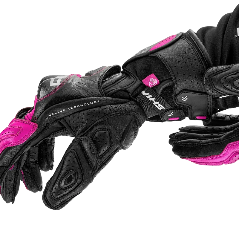 SHIMA RS-3 GUANTES DEPORTIVOS NEGRO MUJER ROSA