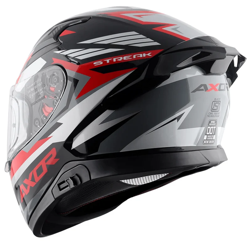 AXOR APEX STREAK CASCO INTEGRAL DE MOTOCICLETA NEGRO_ROJO