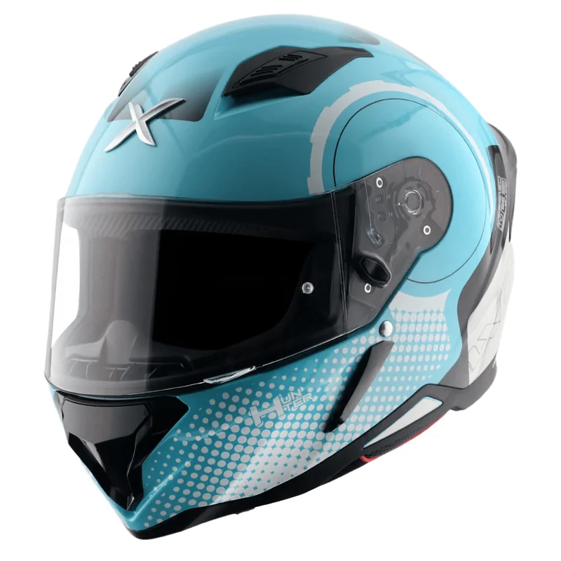 AXOR HUNTER SPEAR CASCO INTEGRAL DE MOTOCICLETA AZUL