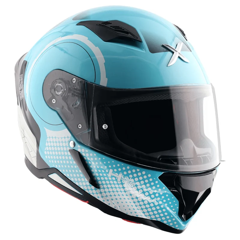 AXOR HUNTER SPEAR CASCO INTEGRAL DE MOTOCICLETA AZUL