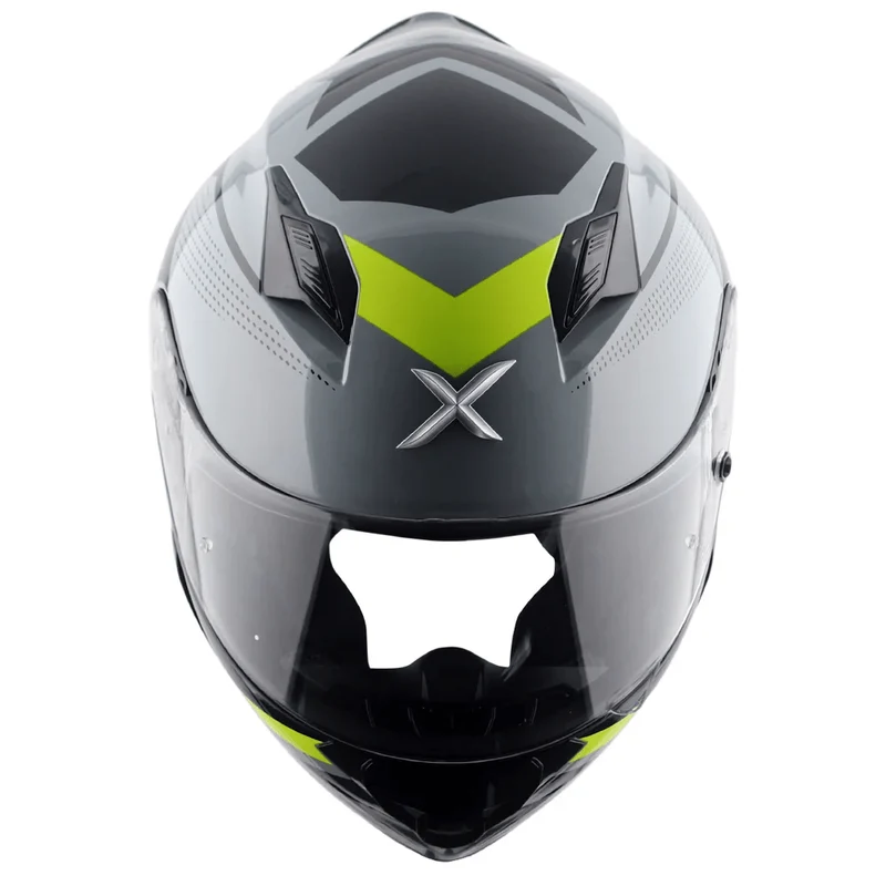 AXOR HUNTER CORNET CASCO INTEGRAL DE MOTOCICLETA NG MATE_AMARIL FLUOR