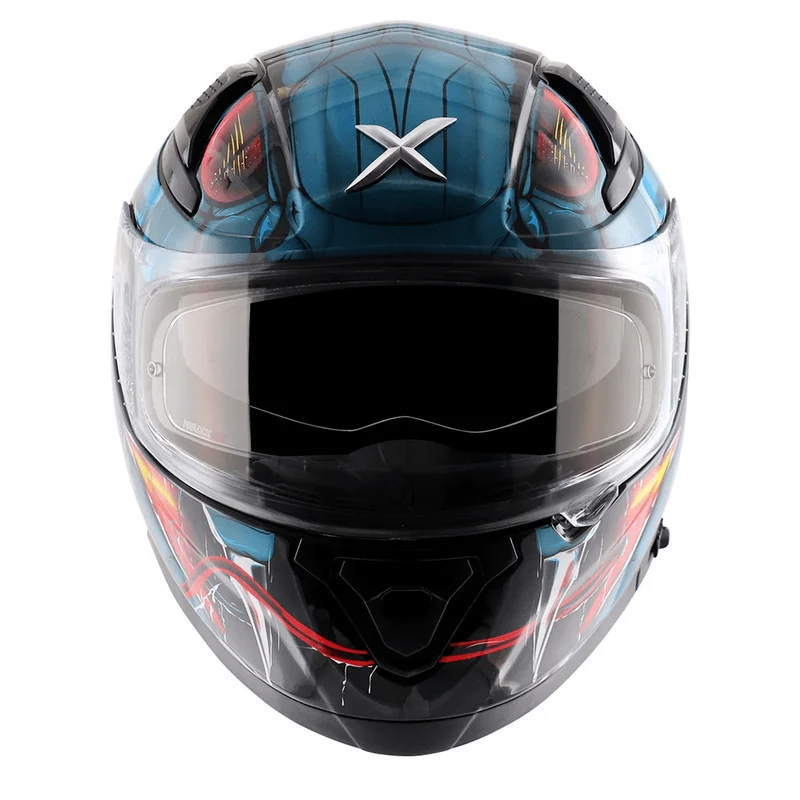 AXOR APEX VENOMOUS DV CASCO INTEGRAL DE MOTOCICLETA NEGRO_AZUL