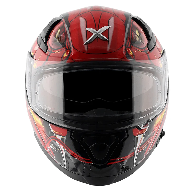 AXOR APEX VENOMOUS DV CASCO INTEGRAL DE MOTO NEGRO ROJO