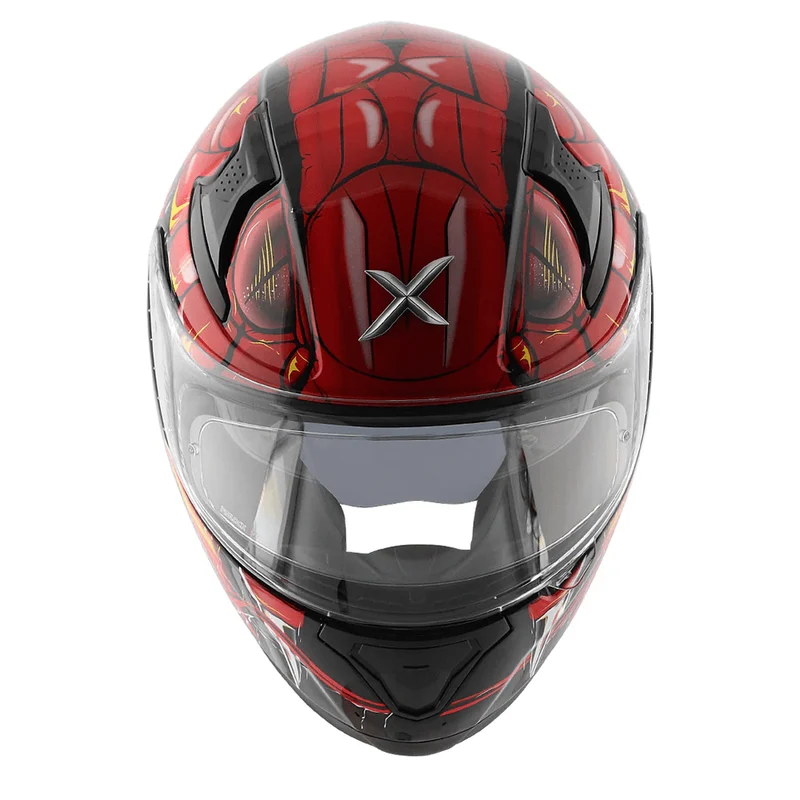 AXOR APEX VENOMOUS DV CASCO INTEGRAL DE MOTO NEGRO ROJO