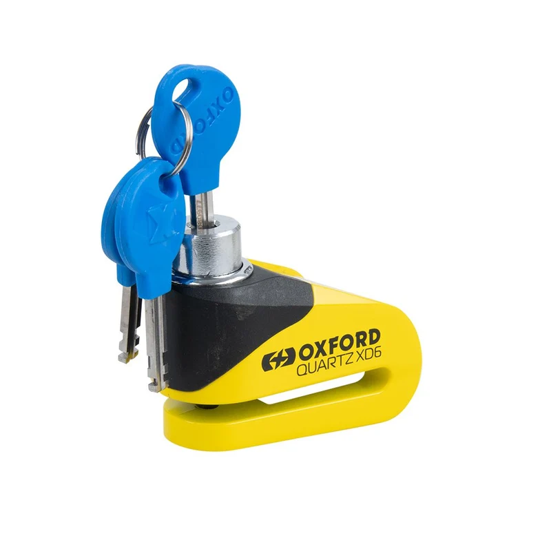 OXFORD QUARTZ XD6 DISC LOCK YELLOW/BLACK