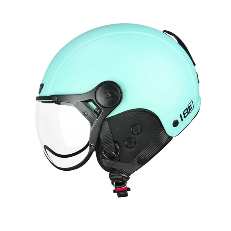 CGM 801A JET EBI MONO Abierto Casco Opaca Azul Claro
