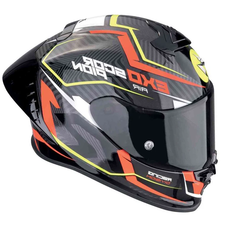 SCORPION EXO-R1 EVO AIR II COUP INTEGRAL CACSO Negro Rojo Amarillo Neón