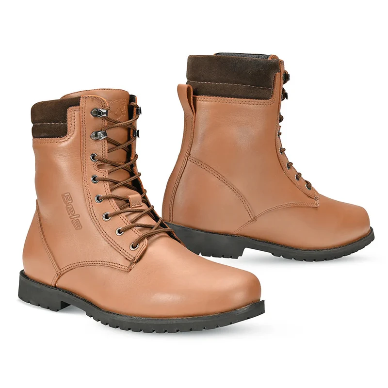 BELA LEGACY BOTAS DE MOTO DE TOURING PIEL MARRON