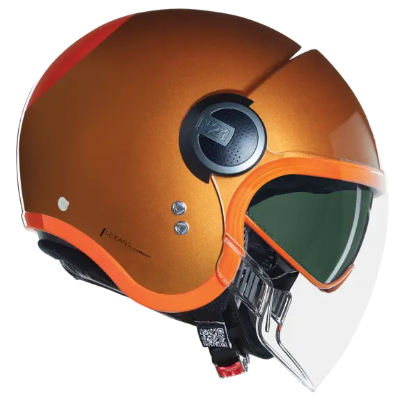 NOLAN N21 VISOR OCIO 348 Jet Casco Ocra Arancione