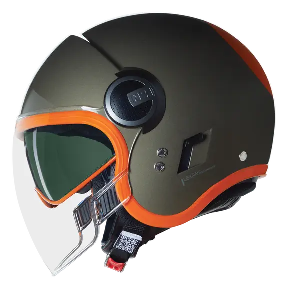 NOLAN N21 VISOR OCIO 349 cara abierta moto casco Naranja piedra
