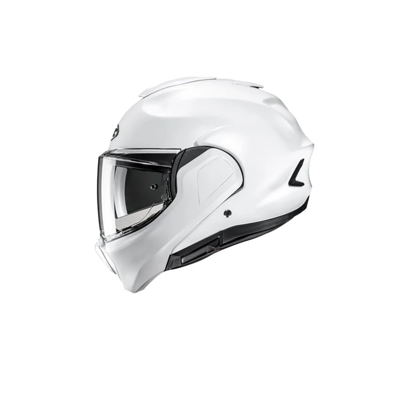 HJC F100 UNI casco modular de moto integral Perla blanca