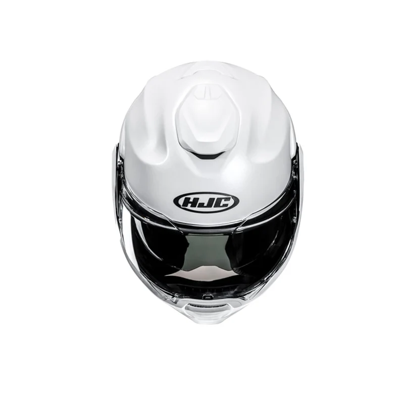 HJC F100 UNI casco modular de moto integral Perla blanca