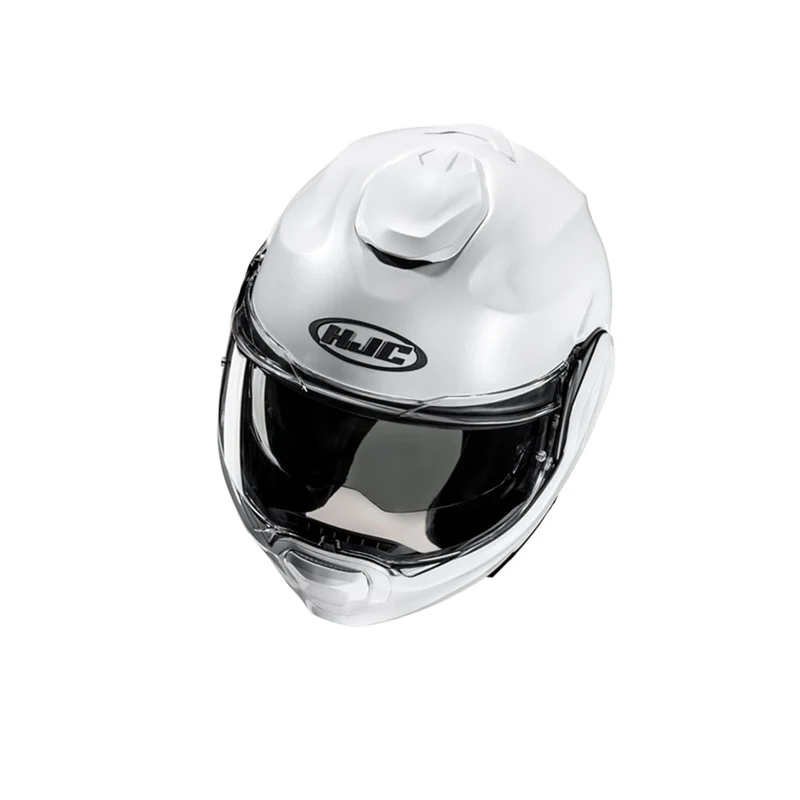 HJC F100 UNI casco modular de moto integral Perla blanca