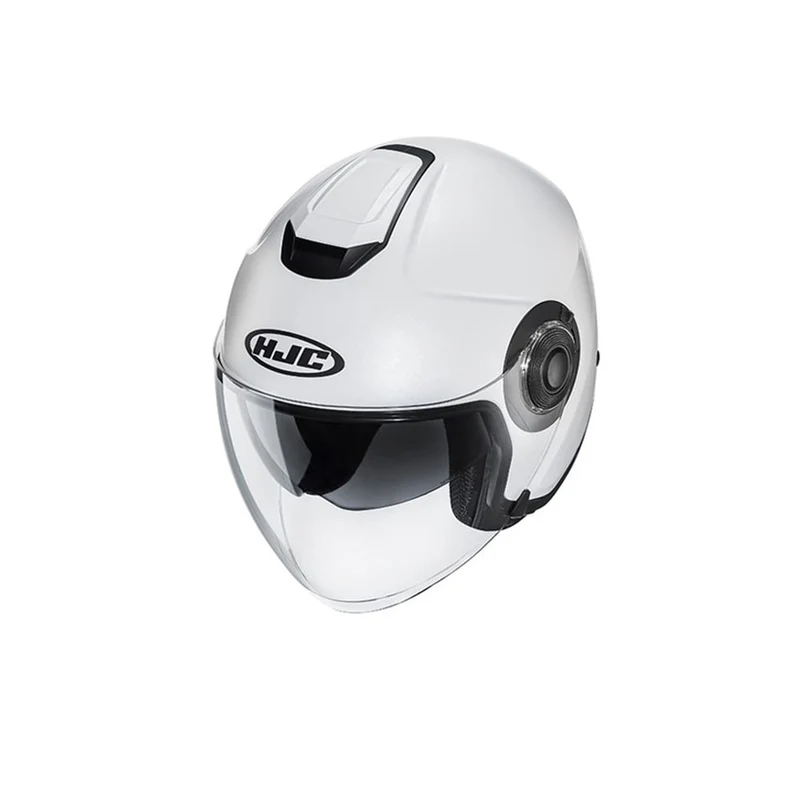 HJC i40N UNI Casco Abierto Para Moto Semiplano Blanco Perla