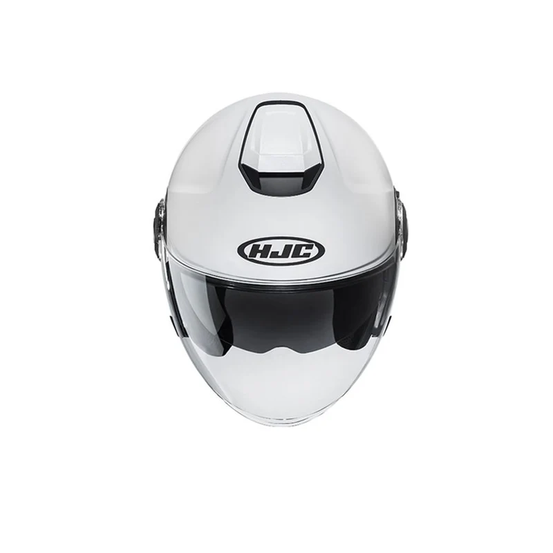 HJC i40N UNI Casco Abierto Para Moto Semiplano Blanco Perla