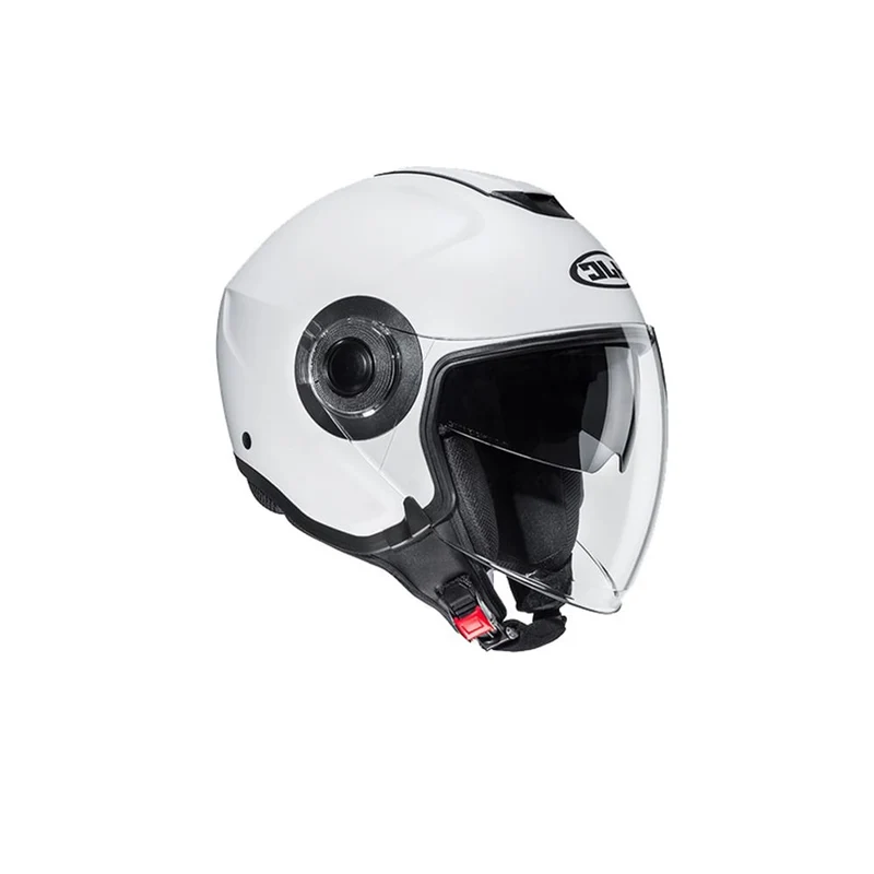 HJC i40N UNI Casco De Moto Jet En Blanco Perla