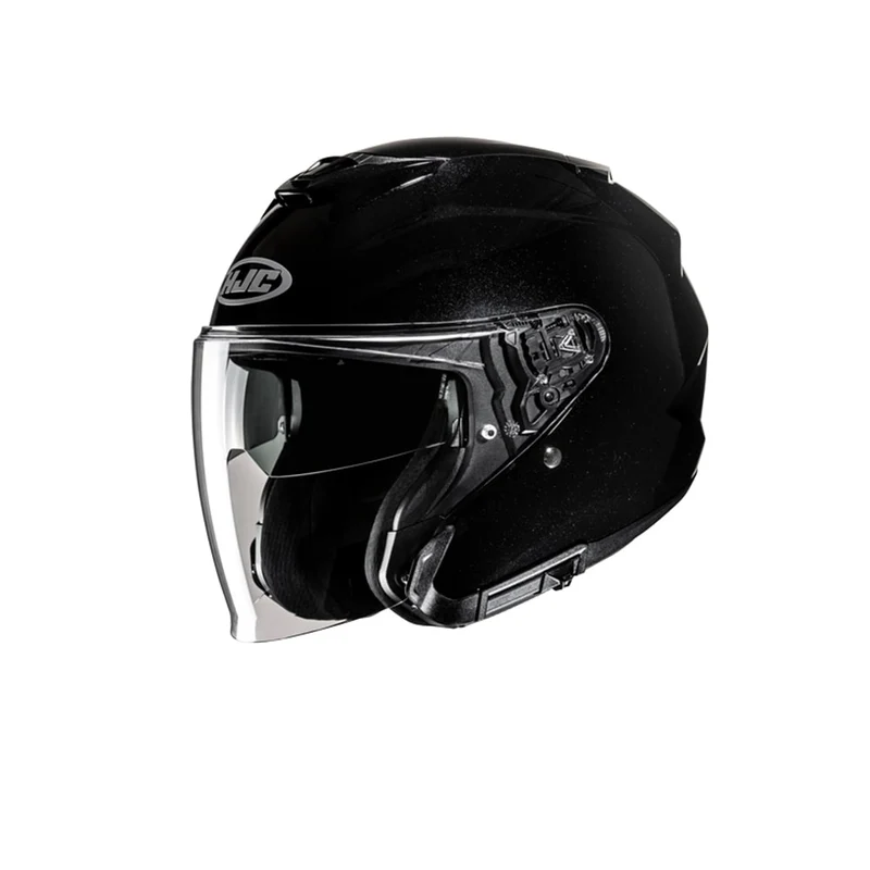 HJC i31Casco Abierto Para Moto De Calle Semimate Negro