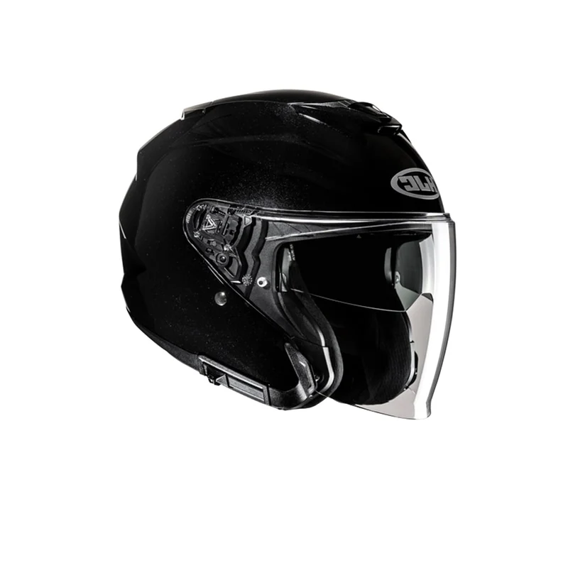 HJC i31Casco Abierto Para Moto De Calle Semimate Negro