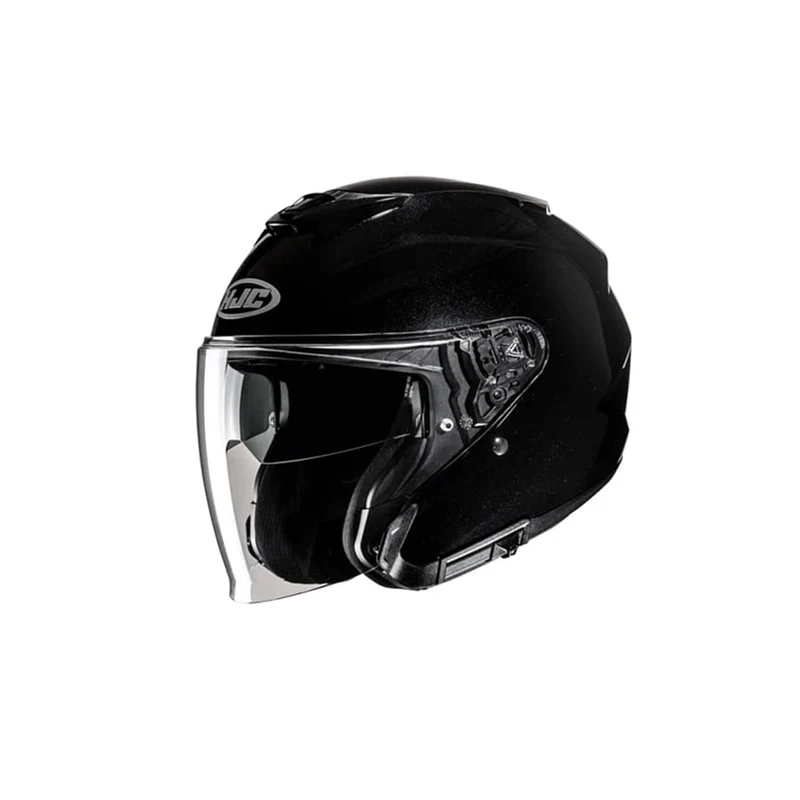 HJC i31 UNI Casco jet de moto urbano abierto de metal negro