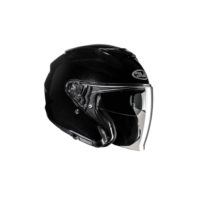HJC i31 UNI Casco jet de moto urbano abierto de metal negro