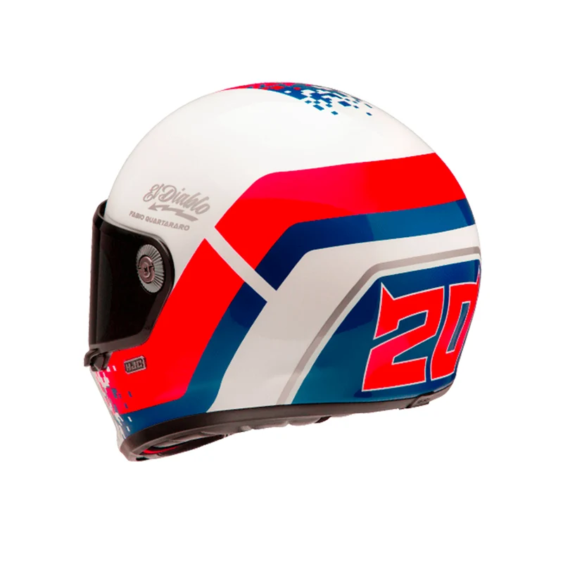 HJC V10 FQ20 RETRO MC21 motocicleta estilo vintage integral Casco