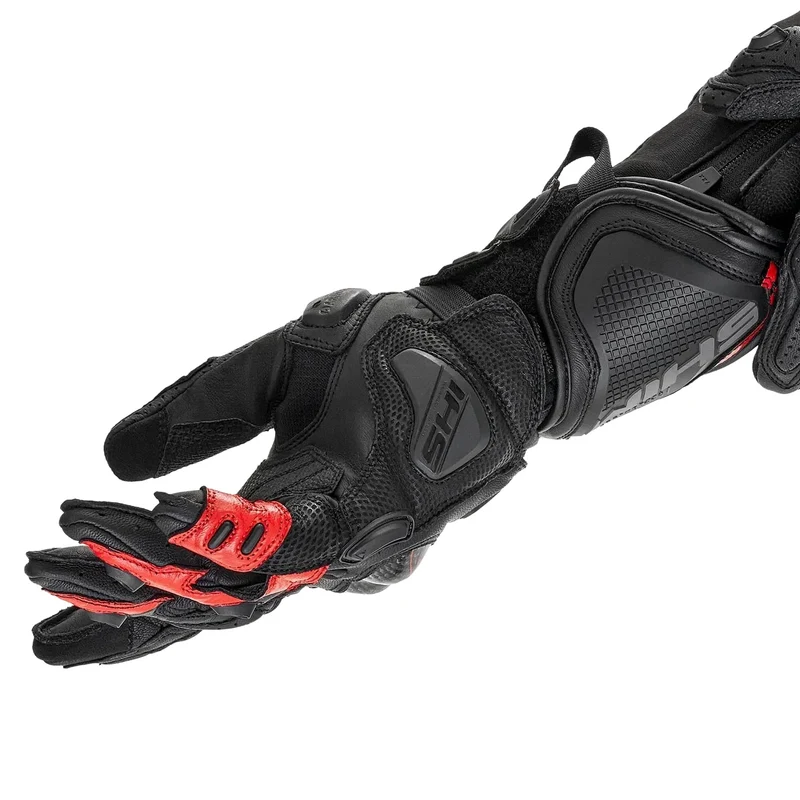SHIMA RS-3 GUANTES DE MOTO HOMBRE NEGRO ROJO