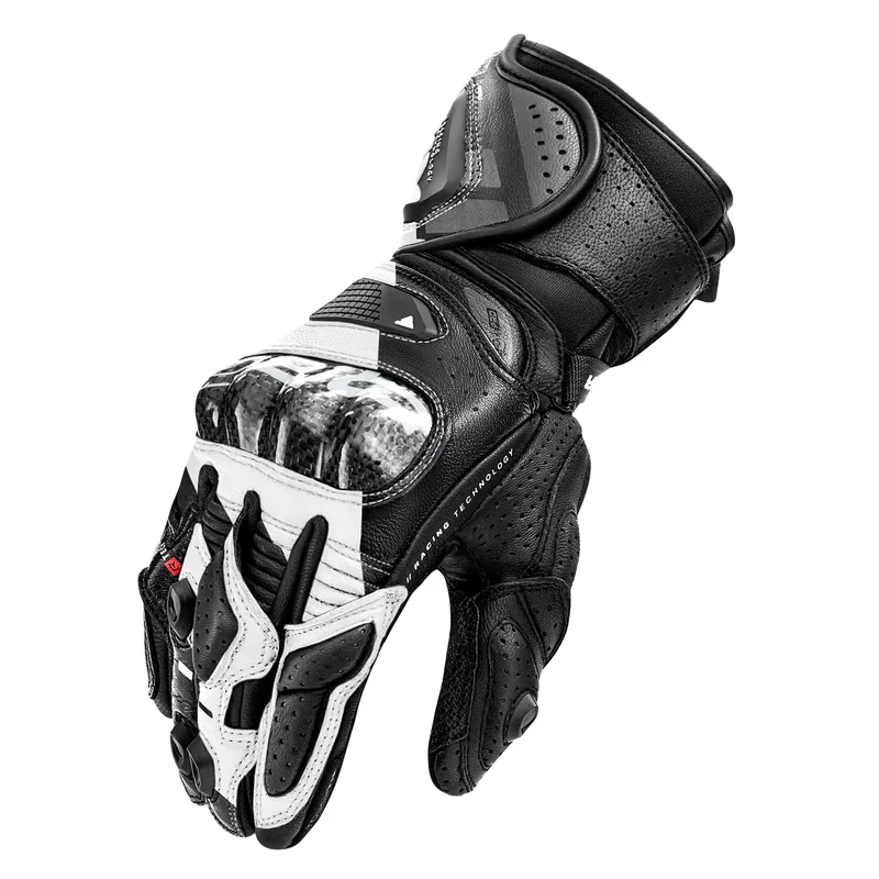 SHIMA RS-3 GUANTES DE MOTO HOMBRE NEGRO BLANCO