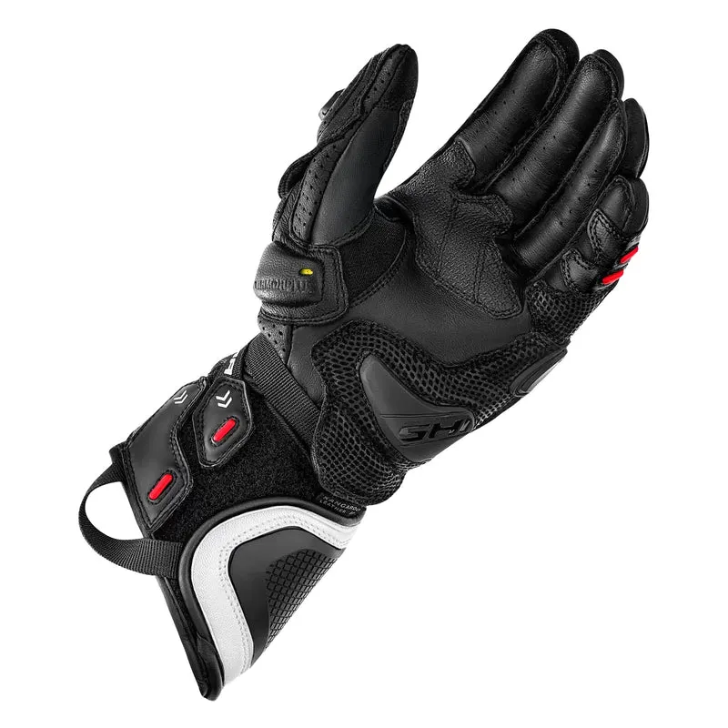 SHIMA RS-3 GUANTES DE MOTO HOMBRE NEGRO BLANCO
