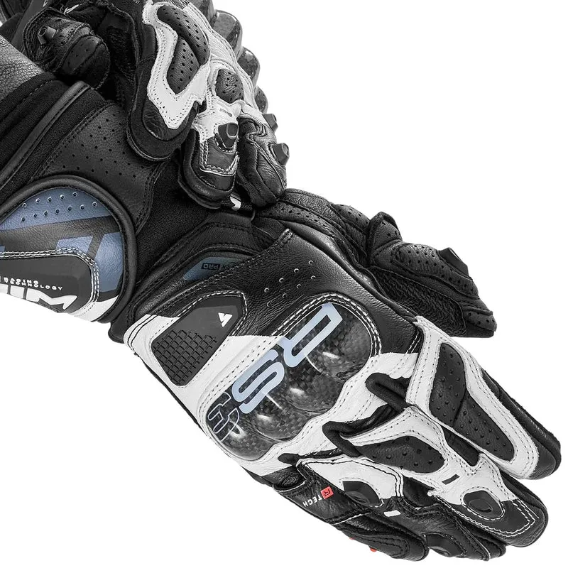 SHIMA RS-3 GUANTES DE MOTO HOMBRE NEGRO BLANCO