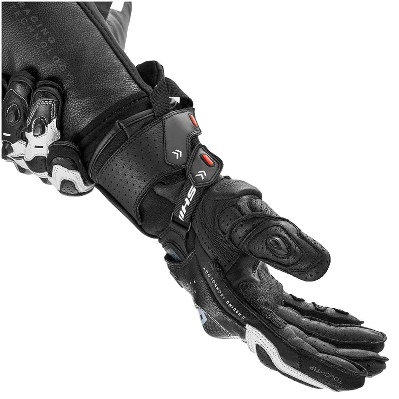 SHIMA RS-3 GUANTES DE MOTO HOMBRE NEGRO BLANCO