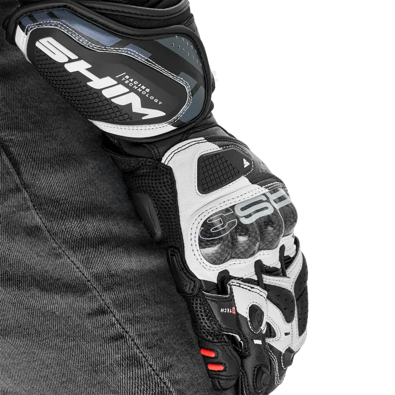 SHIMA RS-3 GUANTES DEPORTIVOS NEGRO MUJER BLANCO