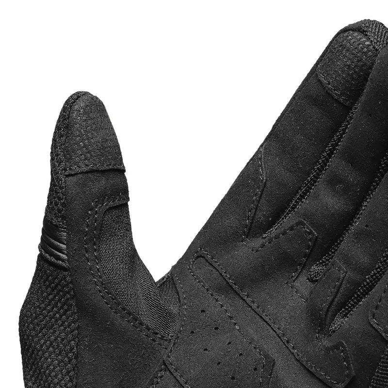 SHUA SEA BREEZE GUANTES DE MOTO DE HOMBRE NEGRO ROJO