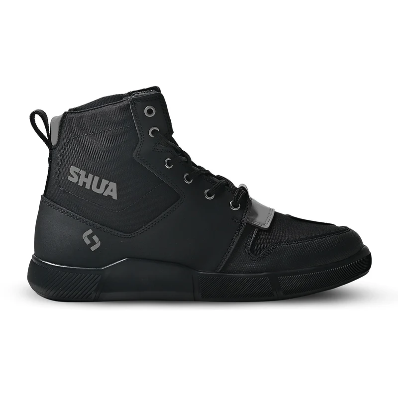 SHUA ODDIN URBANA BOTAS DE MOTO HOMBRE NEGRO GRIS