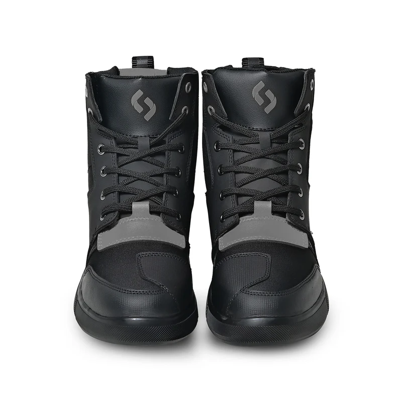 SHUA ODDIN URBANA BOTAS DE MOTO HOMBRE NEGRO GRIS
