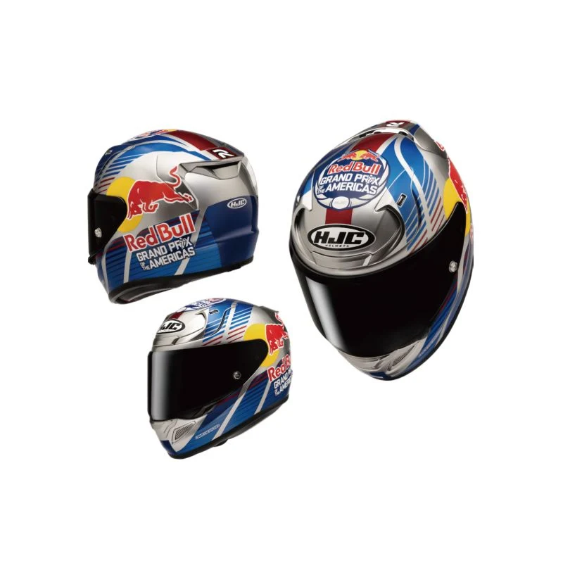 HJC RPHA12 RED BULL AUSTIN GP 2 MC21 DE MOTOCICLETA CASCO INTEGRAL