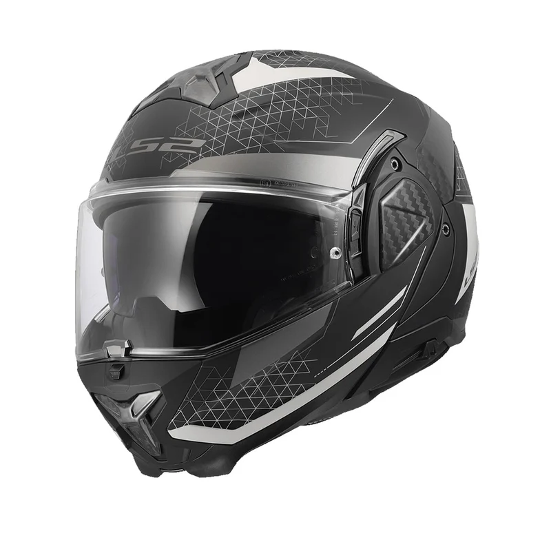 LS2 FF910 ADVANT II ASTRAL CASCO MODULAR MOTOCICLETA GRIS