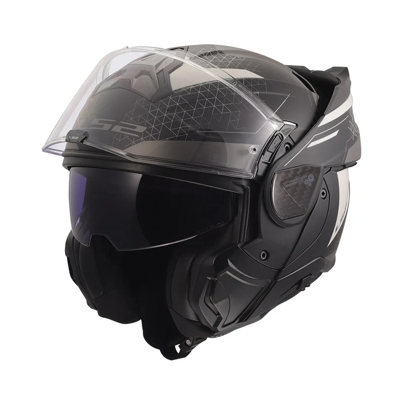 LS2 FF910 ADVANT II ASTRAL CASCO MODULAR MOTOCICLETA GRIS
