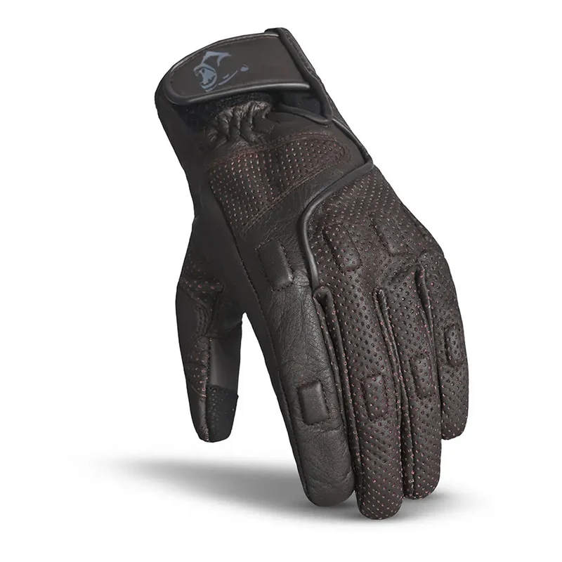 BELA APOLO GUANTES DE MOTO PIEL MARRON