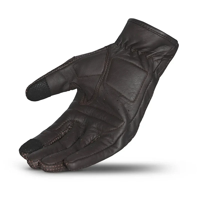 BELA APOLO GUANTES DE MOTO PIEL MARRON