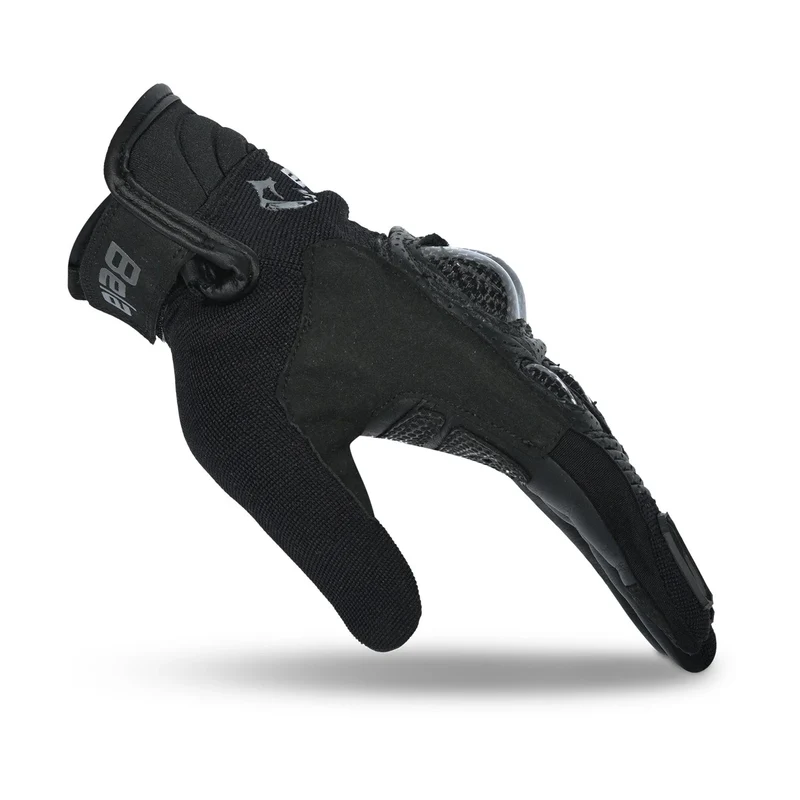 BELA BOMBER GUANTES DE MOTO DE CARRERAS DE MOTO NEGRO