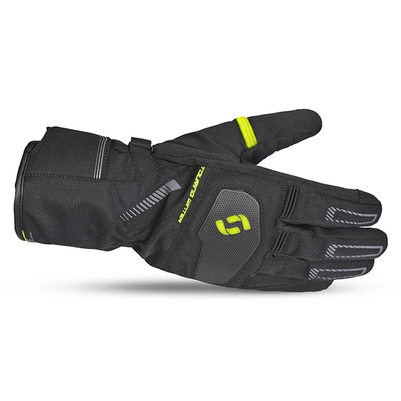 SHUA SNOW SEAL GUANTES DE MOTO INVERNO NEGRO AMARILLO