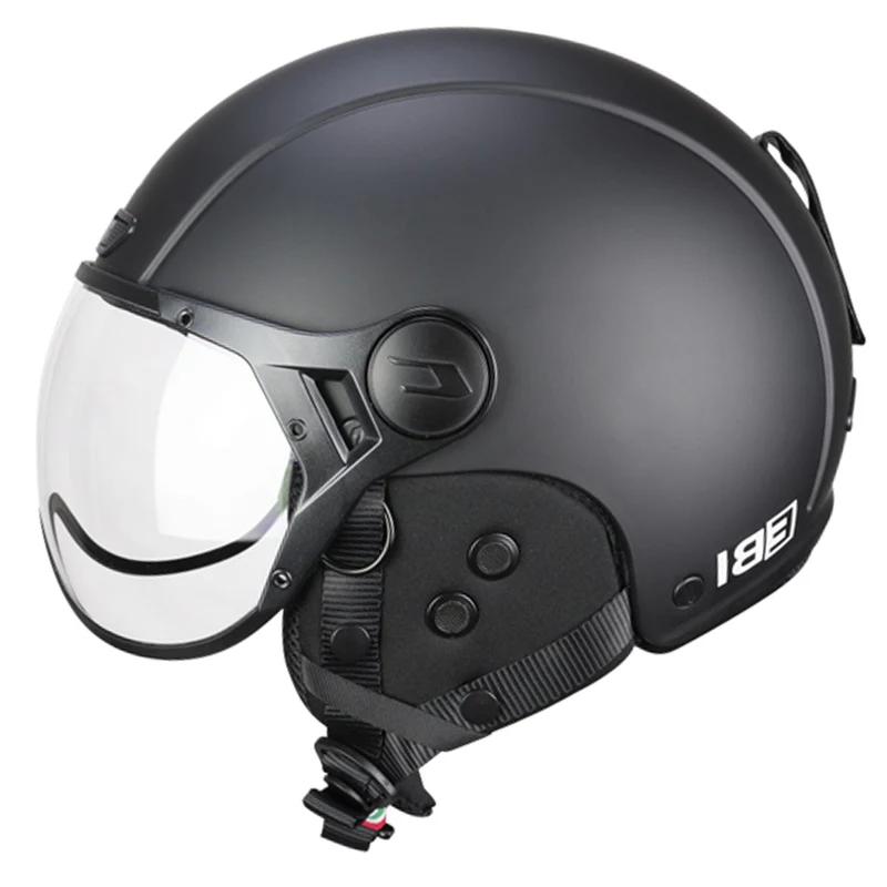 CGM 801A EBI MONO Abierto Casco Negro Mate