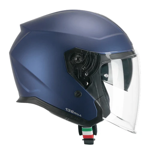 CGM 136A RNA MONO CASCO MOTO INTEGRALES AZUL SATINATO