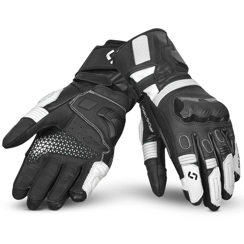 SHUA RANGER PRO GUANTES DE MOTO NEGRO BLANCO
