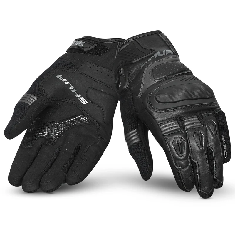 SHUA PROTON GUANTES DE MOTO NEGRO GRIS