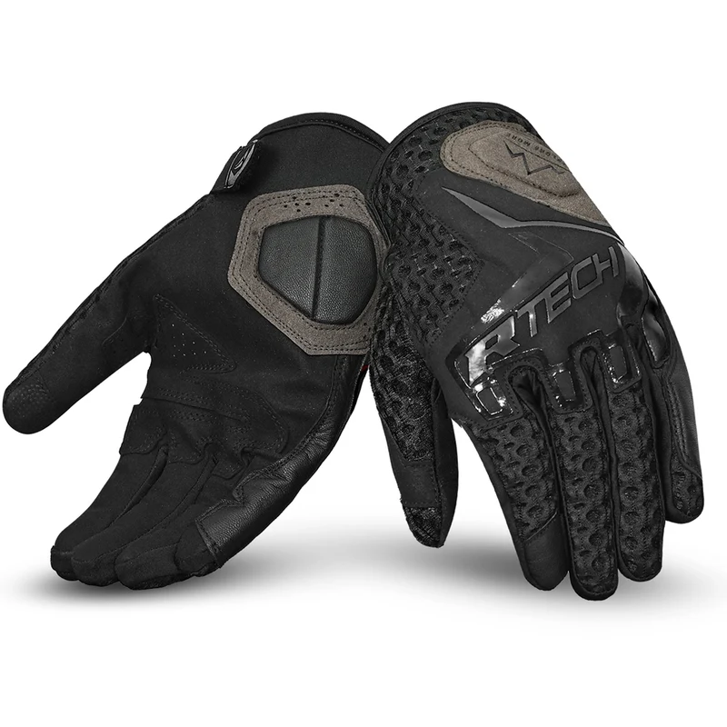 R-TECH RIDE PRO VERANO GUANTES DE MOTO HOMBRE NEGRO
