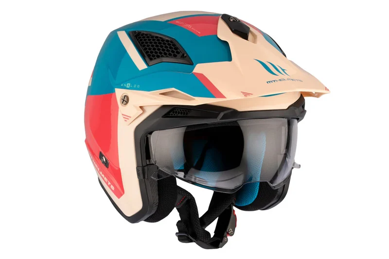 MT DISTRICT SV S ANALOG CASCO DE MOTO D7 BRILLO