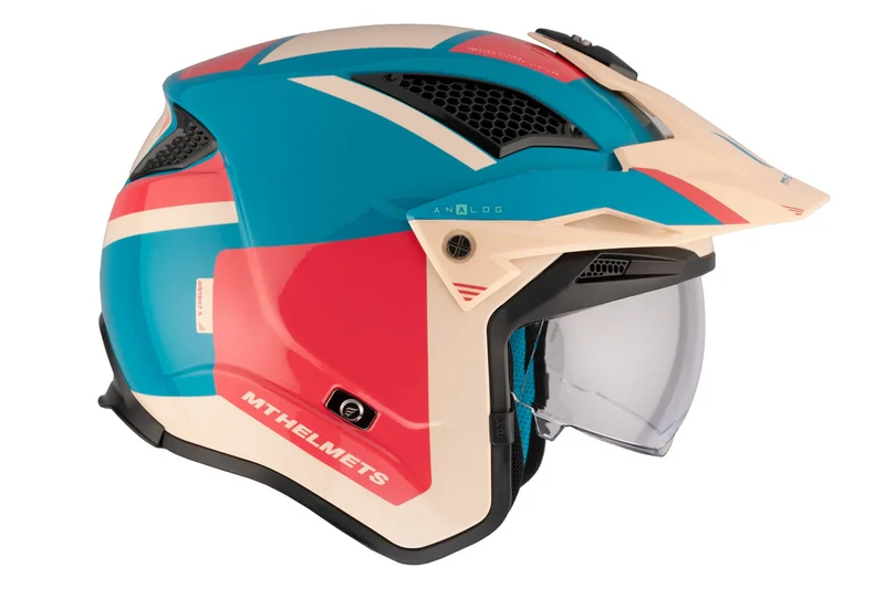 MT DISTRICT SV S ANALOG CASCO DE MOTO D7 BRILLO
