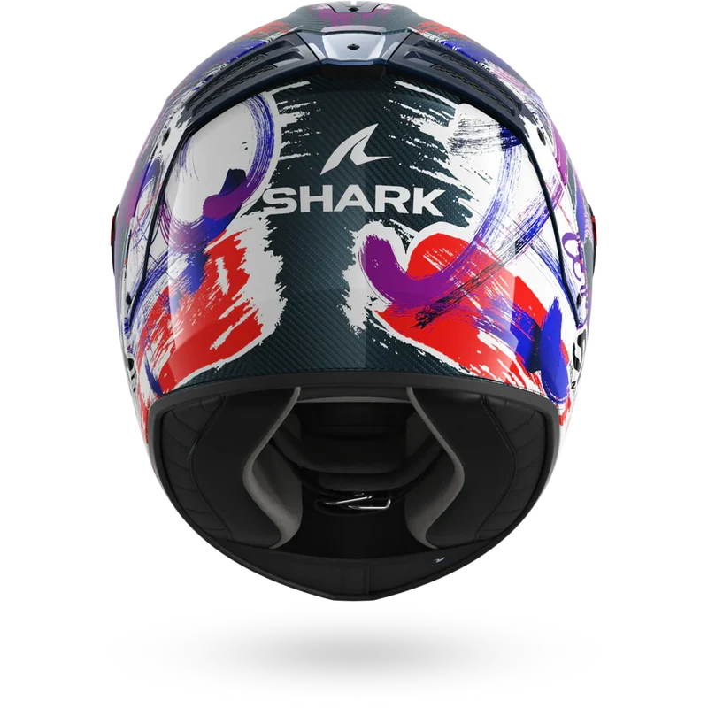 SHARK Spartan Rs Carbon Zarco Signature Casco Integral De Moto Violeta Blanco